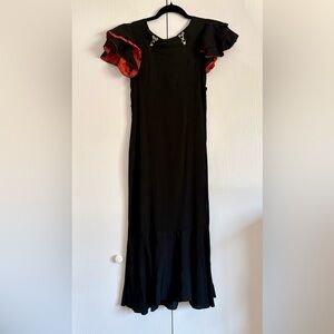 1940s Black Party Dress